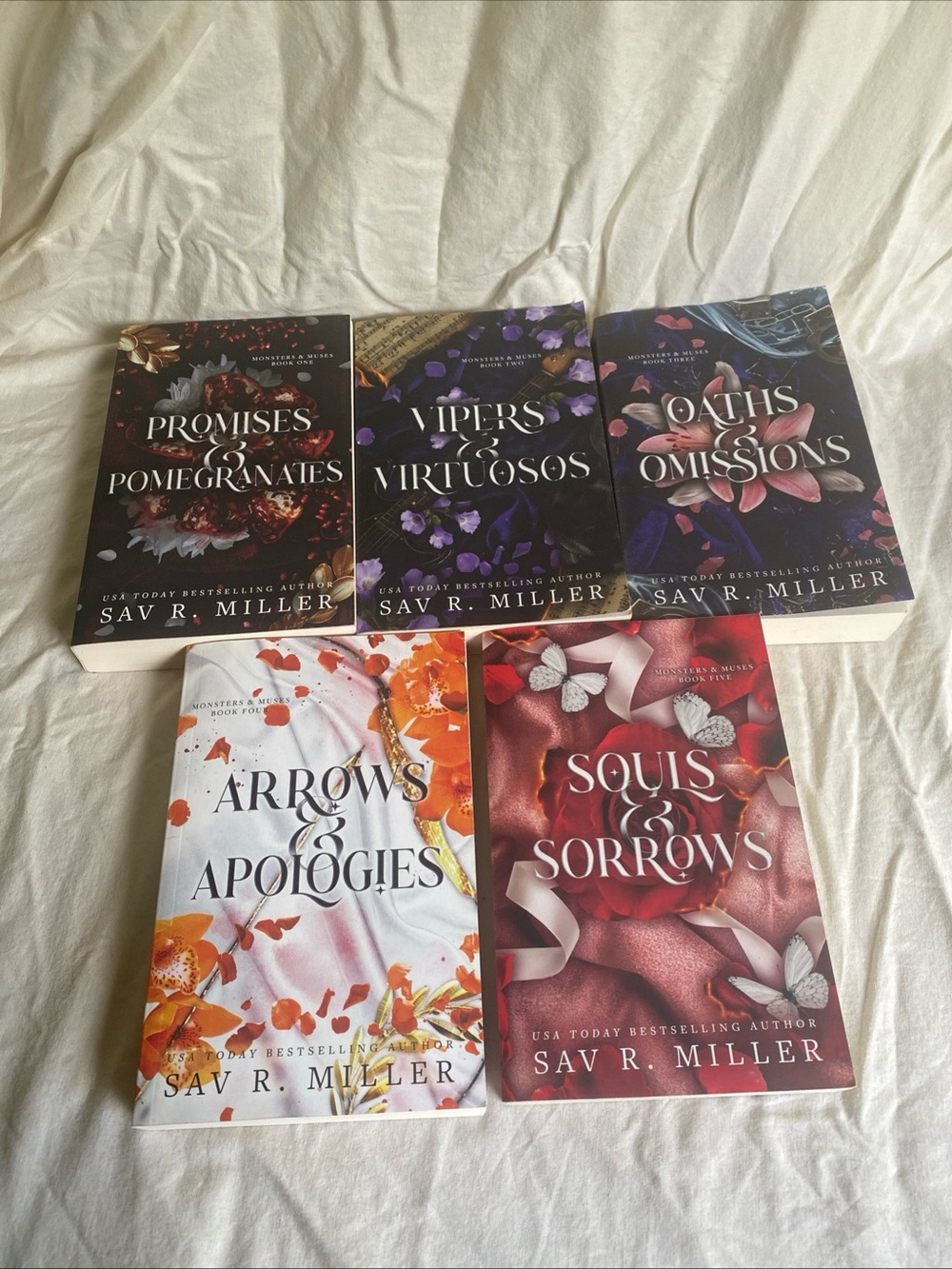 Sav R. Miller ~ Monsters & Muses Series Books 1-5 Paperback